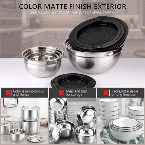 Mixing Bowls with Lids Set