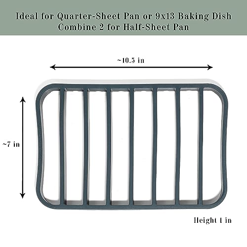Silicone Roasting Rack Pan