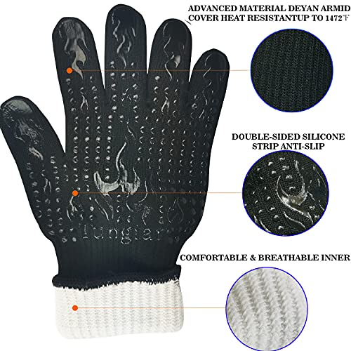 Oven Mitts Heat Resistant BBQ Gloves 1472 14Inch