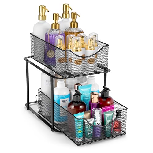 2 Tier Metal Under Sink Organizer