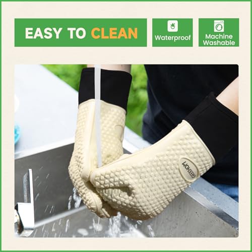 BBQ Gloves Grilling Gloves Heat Resistant Oven Gloves