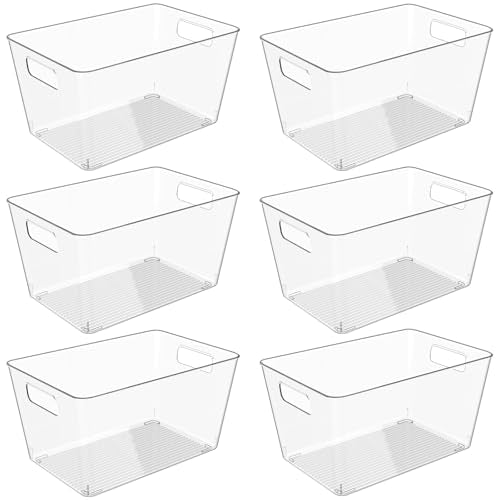 Clear Plastic Storage Bins