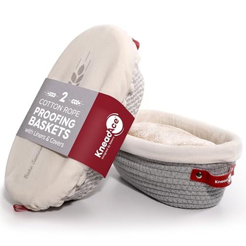 Cotton Rope Banneton Bread Proofing Basket Set
