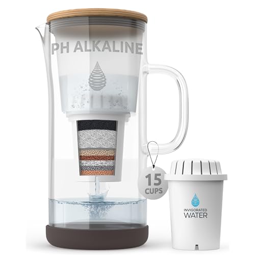pH Restore Glass Alkaline Water Pitcher