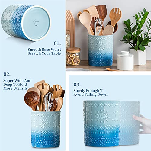 Ceramic Utensil Holder for Kitchen