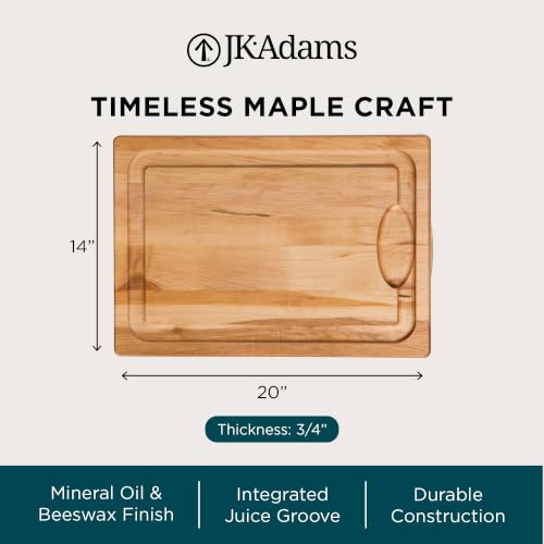 Farmhouse Maple Carving Board (20" x 14" x 3/4")