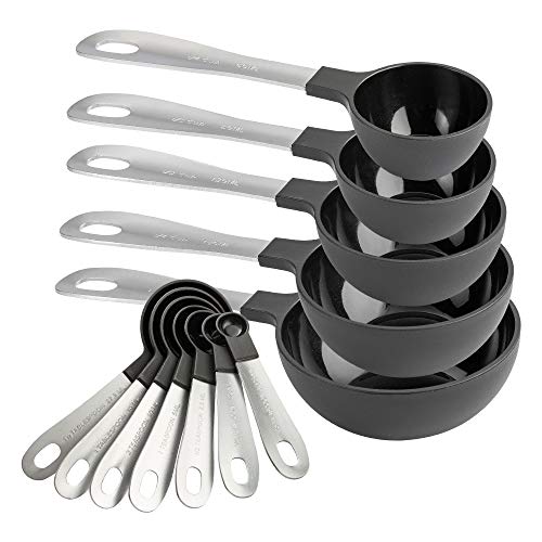 12 PC Measuring Cups Set and Measuring Spoon Set