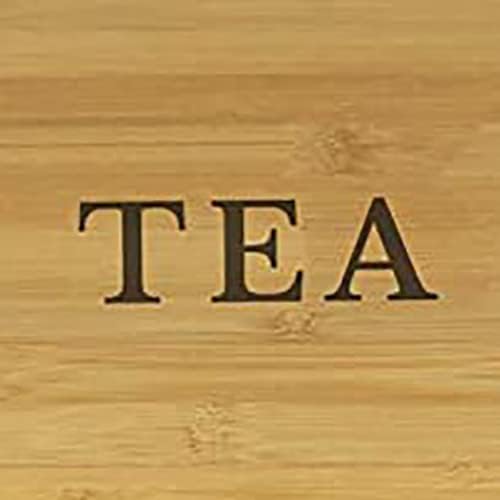 Bamboo Tea Organizer Box Chemical Free Eco