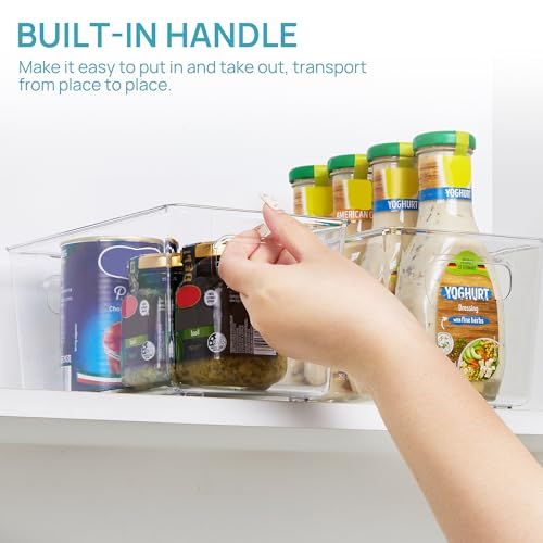 Clear Plastic Pantry Organizer Bins