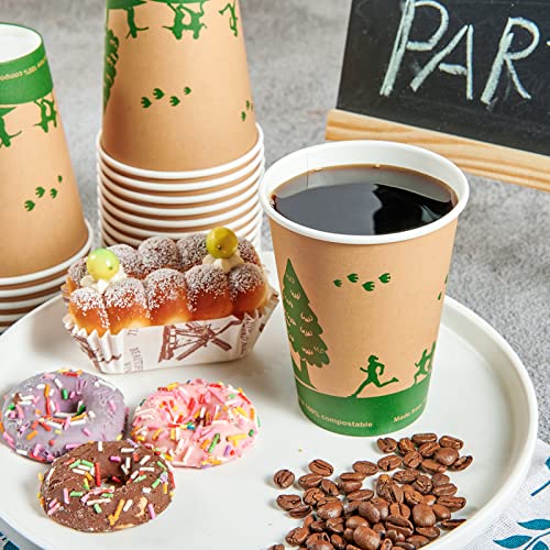 Compostable Paper Cups with PLA Lined