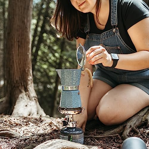 Milano Stovetop Espresso Maker Moka Pot 9espresso Cup 15.2oz Indigo (9 espresso cups / Indigo)