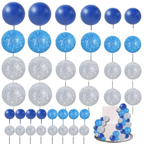Balls Cake Toppers Foam Balls Cake Decorations