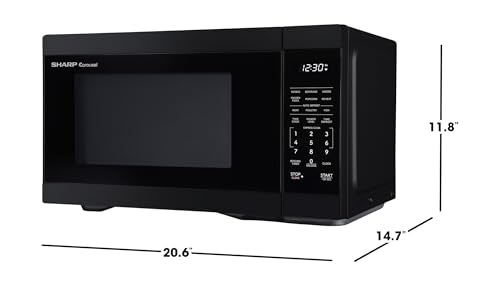 Countertop Microwave Oven with Removable 12.4" Carousel Turntable