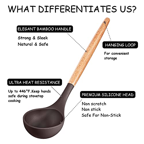 Silicone Cooking Kitchen Utensils Set