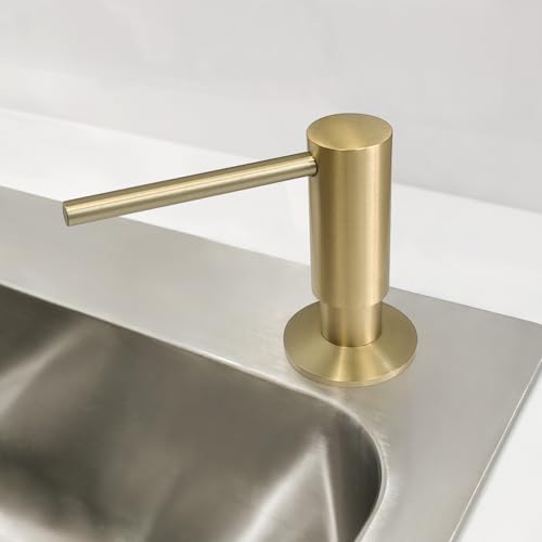 Built in Soap Dispenser for Kitchen Sink with 17 Oz Bottle Refill from The Top