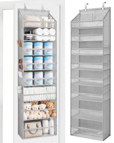 Over Door Organizer Hanging Shelves Large Clear Deep Pockets