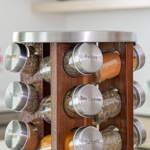 20 Jar Spice Rack with Spices Included