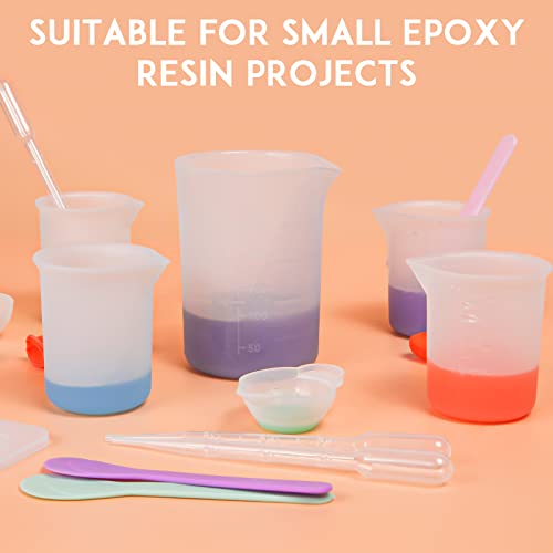 Silicone Resin Measuring Cups Tool Kit