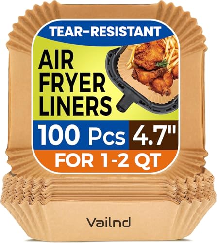 100 Pcs Air Fryer Paper Liners