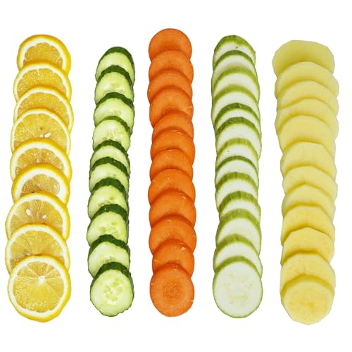 Upgraded Mandoline Slicer for Kitchen &Safe Vegetable Chopper 5 in 1 & Adjustable Mandoline Slicer