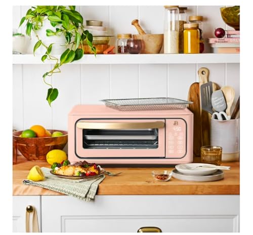 Large Infrared Air Fryer Toaster Oven (Rose Pink)