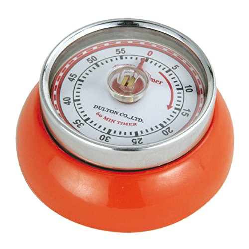 Magnetic Retro Kitchen Timer (Orange / 2.75 inch)