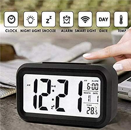 Table Clock Retro Alarm Clock with Two Bells (Roman Vintage Style)