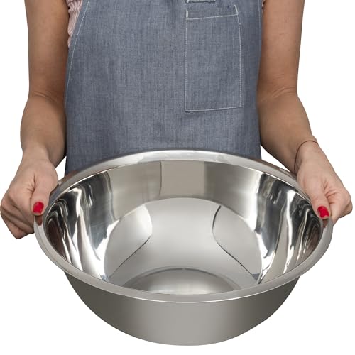 5 Quart Large Stainless Steel Mixing Bowls Set