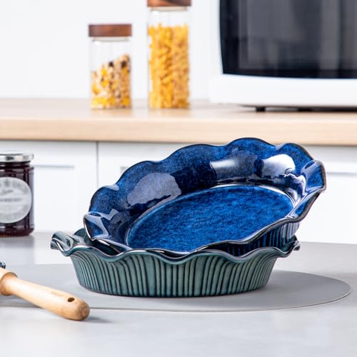 Ceramic 9 inch Pie Pan for Baking