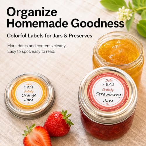 Mason Jar Lid Labels