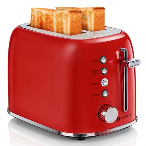2 Slice Retro Toaster Stainless Steel