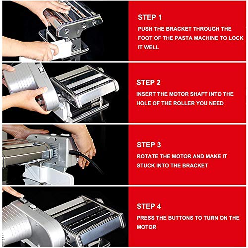 Electric Pasta Maker with Motorized Roller