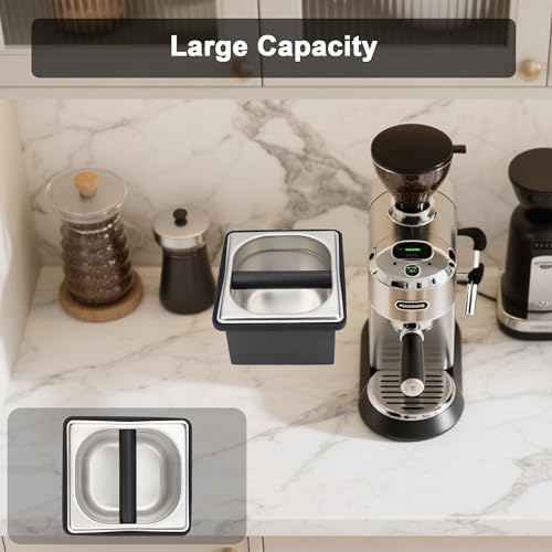 Coffee Knock Box for Espresso Grounds Disposal