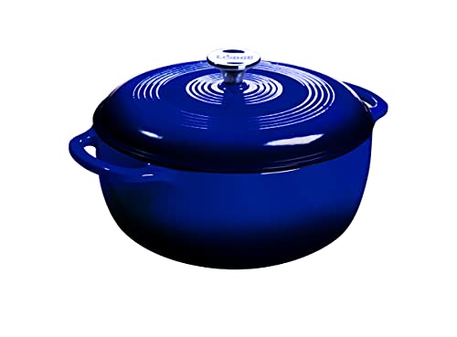 Essential Enamel Cast Iron Dutch Oven (Indigo)