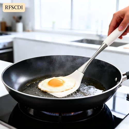White Silicone Cooking Utensils Set (White)