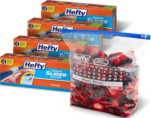 Slider Freezer Calendar Bags