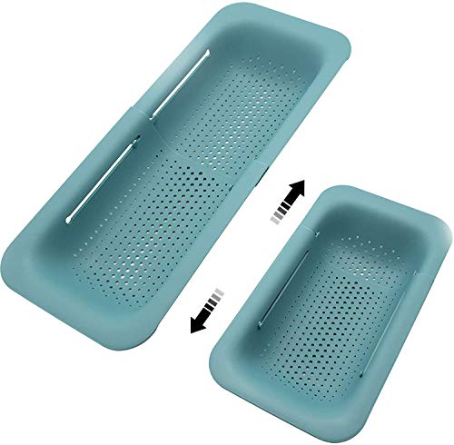 Collapsible Sink Colanders and Strainers Basket Extendable Plastic Fruit Vegetable Strainer Drainer Basket for Kitchen