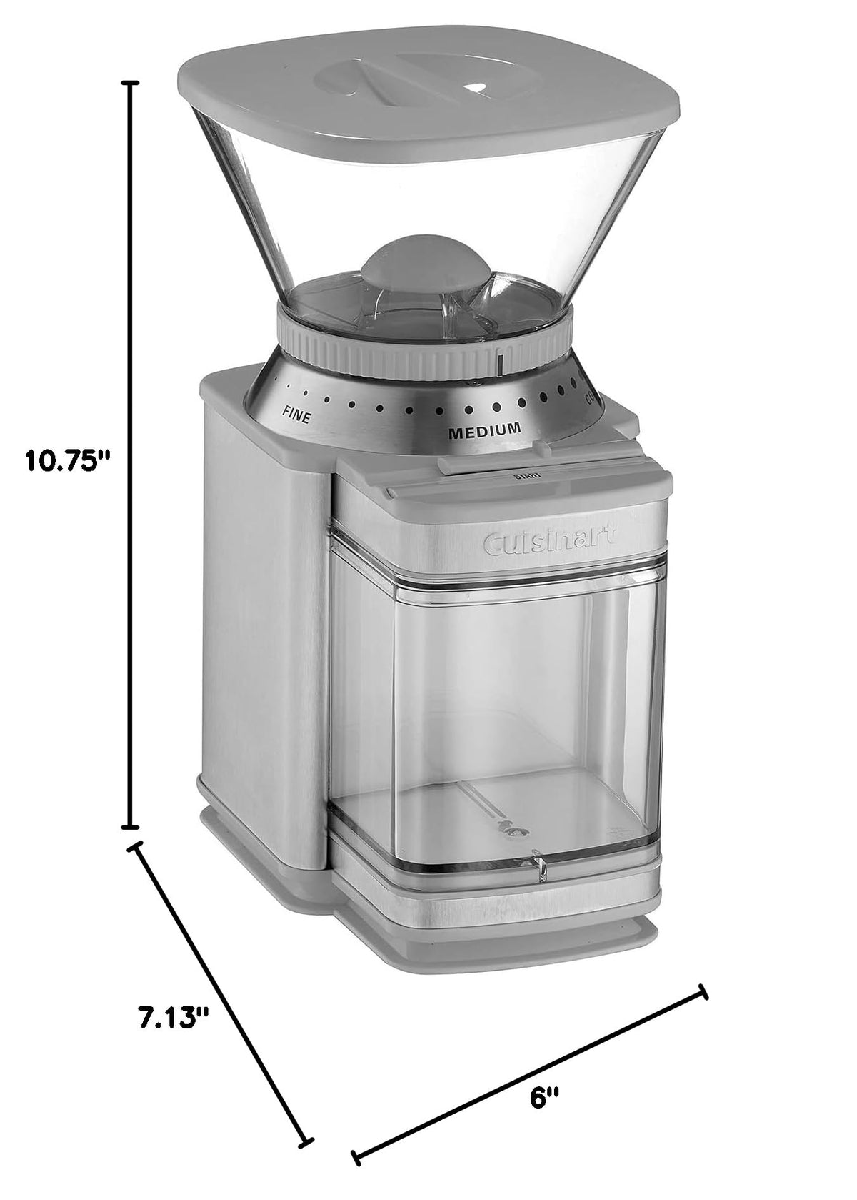 Coffee Grinder (Burr Mill / Cool Gray)