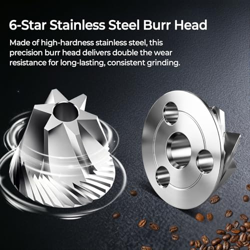 Electric Coffee Grinder (Black / 98 Grind)