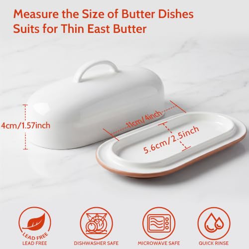 Ceramic Butter Dish with Lid