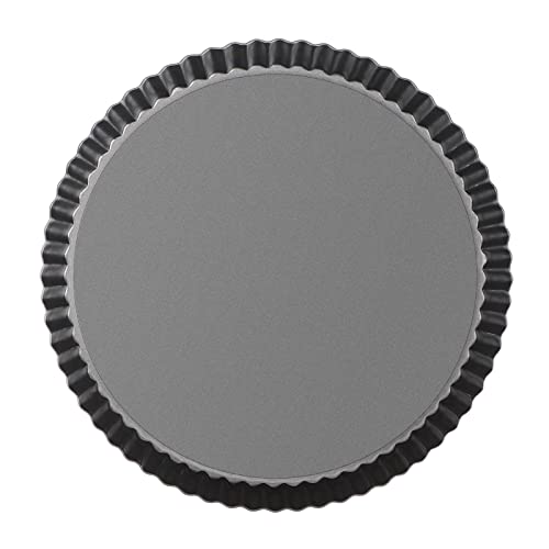 Tart Pan Removable Bottom Round Pie Pan Non Stick Fluted Tart Pan