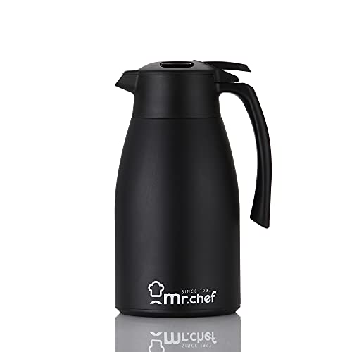 Premium Stainless Steel Thermal Coffee Carafe Double Walled Vacuum Thermos