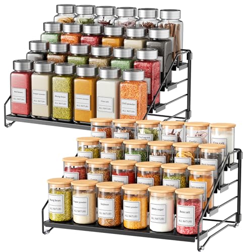 Spice Rack Organizer for Cabinet Pantry