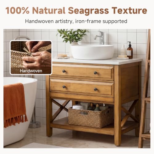 Wicker Basket with Built