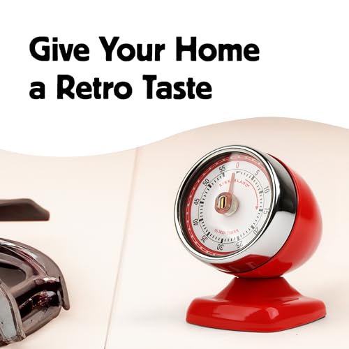 Vintage Streamline Timer (Red)