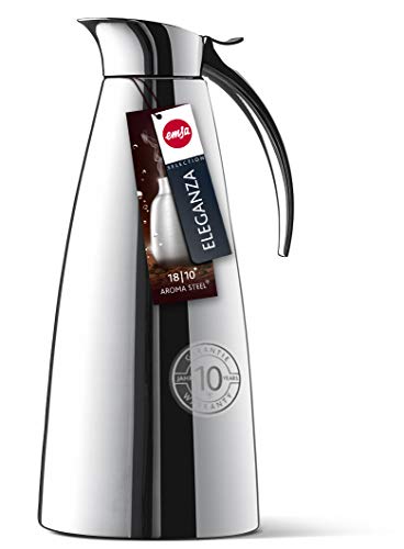 Eleganza Stainless Steel Insulated Carafe (34 Ounces)