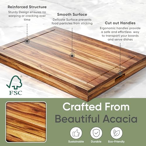 Noodle Board Stove Cover Cutting Board with Handle