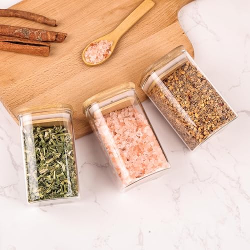 Glass Jars with Bamboo Lid