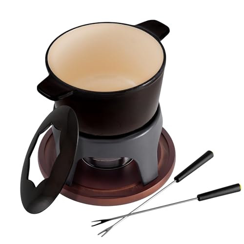 Sierra 11 Piece Cast Iron Fondue Set