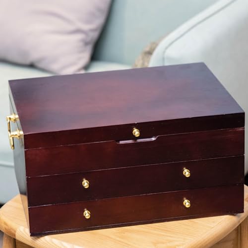 Wooden Silverware Chest